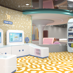 Juego de equipo de juego suave Juegos interactivos Toboganes para niños Patio de juegos para niños Interior - Product Image 5