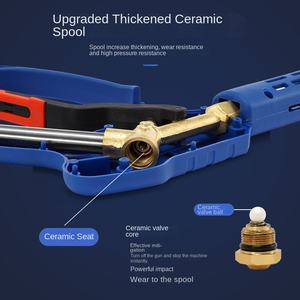 Nouveau pistolet <span class=keywords><strong>à</strong></span> eau multifonctionnel <span class=keywords><strong>à</strong></span> haute pression pour lave-linge noir et bleu, avec <span class=keywords><strong>rallonge</strong></span> - Product Image 2
