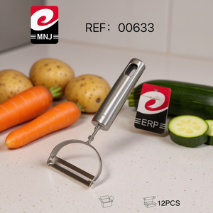 MNJ Vegetable Peeler Stainless Steel Ergonomic Handle For Kitchen Use 12Pcs Pack - Product Image 3