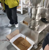 Hummus industriel Tahini Mayonaise Noix Beurre d'arachide Machine de fabrication de soja Broyeur colloïdal de cacao Moulin colloïdal pour la viande