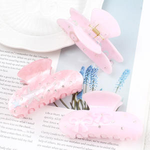 กิ๊บติดผมสไตล์ฝรั่งเศสสุดหรู ขนาด 8 ซม. กิ๊บหนีบผมแบบยุโรปและอเมริกา สีทอง ประดับดอกไม้และโบว์ สำหรับเด็กผู้หญิง กิ๊บติดผมรูปดอกไม้ แบบสั่งทำ - Product Image 4