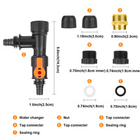 Outils de nettoyage pour aquarium et changeur d'eau de type robinet, modèle GYHS04 facile à utiliser, fabriqué au Guangdong