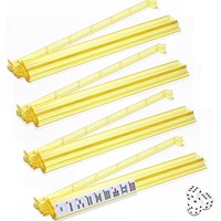 Rangements et poussoirs classiques portables pour Mahjong, Règle de tri et de poussage 2-en-1 pour Mahjong américain, en acrylique transparent, rotative, tout-en-un, 4 couleurs
