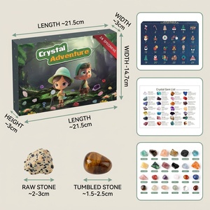 <span class=keywords><strong>Calendrier</strong></span> <span class=keywords><strong>de</strong></span> <span class=keywords><strong>l</strong></span>'<span class=keywords><strong>Avent</strong></span> en Cristal – Coffret Cadeau <span class=keywords><strong>de</strong></span> Noë<span class=keywords><strong>l</strong></span> 24 Pierres Précieuses Naturelles – Pierres Gravées et Polies – Éducatif pour Enfants – Motifs <span class=keywords><strong>de</strong></span> Dessins Animés - Product Image 3