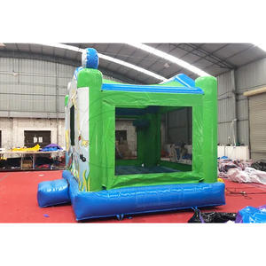 Commerciële PVC springkasteel voor kinderen, opblaasbare feestkasteel met CE-gecertificeerde blower, maatwerk (4x4m), >500KG capaciteit, <span class=keywords><strong>3</strong></span> jaar garantie - Product Image 5