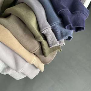 Sweat-shirts à capuche pour hommes de qualité supérieure, 100% coton, streetwear, survêtements, impression en relief, poids lourd - Product Image 4