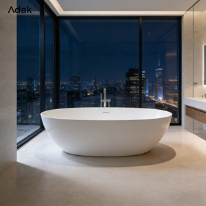 Vente directe usine : Baignoire d'angle portable pour intérieur, écologique, pour salle de bain domestique, avec hydrothérapie à température constante - Product Image 4