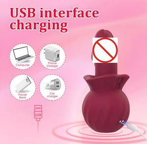 เครื่องสั่นสำหรับผู้หญิง ของเล่นทางเพศ กระตุ้นจุดสุดยอด ไวเบรเตอร์แบบแท่ง ควบคุมผ่านแอพ รีโมท กันน้ำ ซิลิโคน ชาร์จไฟได้ 10 ระดับความแรง - Product Image 4