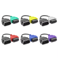 Cable de Diagnóstico OBD2 de 6 Piezas para Escaneo de ECU de Fiat, Adaptador MultiEcuScan con 6 Colores