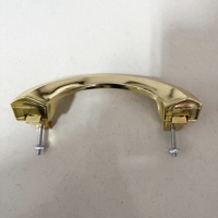 Poignée de cercueil en plastique doré de style européen H9009-3, robuste, renforcée en acier, quincaillerie funéraire pour cercueil
