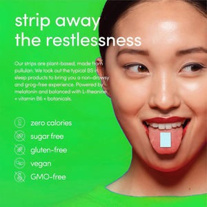 Tiras de Melatonina y L-Teanina Sin Azúcar para Ayudar a Dormir, Alivio del Estrés, Mejora del Sueño - Uso en Adultos, Empaque Personalizado, Dietético, OEM/ODM - Product Image 5