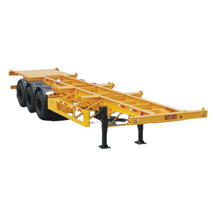 Châssis de conteneur de 40 pieds d'occasion, semi-remorque squelette, vente - Product Image 2