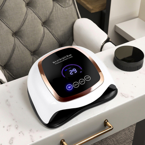 168W Hochleistungs-UV-LED-Nagellampe 42 Perlen 10s Aushärtung Großer Bereich Abnehmbare Basis für Maniküre-Studios - Product Image 1