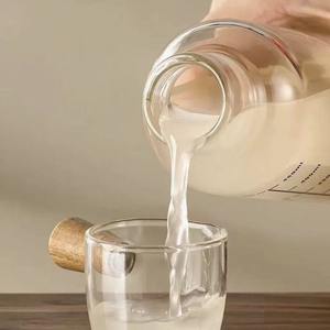 Coreano popolare salute tonico-Ginseng alta borosilicato bottiglia di vetro semplice elegante Stock Time scala bottiglia - Product Image 4
