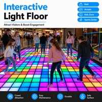 Sistema de Juego Interactivo LED para Piso, Tipo Game Grid, Comercial, Multijugador, con Mosaicos de Movimiento para Centros de Entretenimiento Arcade y FEC