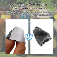 Ces manchons de jeu argentés absorbent la transpiration et sont antidérapants, ce qui les rend parfaits pour les jeux d'e-sport.