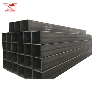 600*600*25mm * 12 mètres de longueur grandes tailles laminées à chaud noir peint Sections creuses - Product Image 3