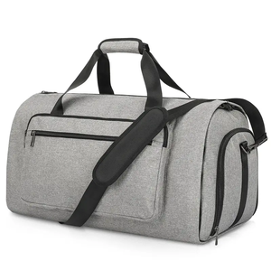 Sac de voyage pliable pour homme, sac de week-end convertible, grand, imperméable, avec logo personnalisé, sac de transport pour vêtements, sac de voyage - Product Image 2