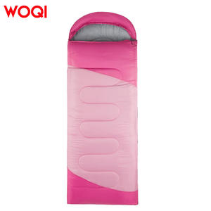 Sac de couchage enveloppant Woqi 3 saisons en nylon léger, coupe-vent, respirant, rose, unisexe, pour le camping, la randonnée et les voyages - Product Image 3