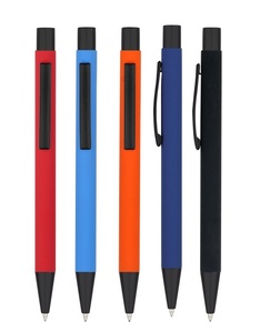 Bolígrafo de metal promocional de color mate de marca Estilo deportivo con cuerpo de plástico Nombre impreso personalizado - Product Image 3