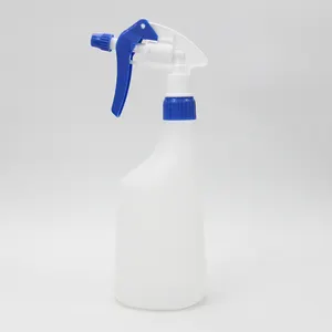 Оптовая продажа, заводская цена, пустая пластиковая бутылка 500 мл, 32 унции/1 л/1000 мл, ПЭНД, пусковой насос, бутылки-распылители