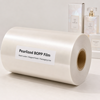 Film BOPP Mat Effet Perle de Mer pour Emballage de Boîtes, Emballage de Gâteaux, Impression, Film de Laminage Thermique Brillant pour Amandes, Film de Laminage