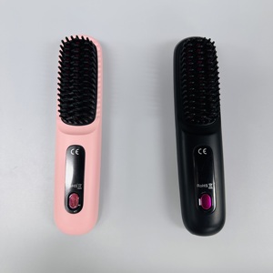 Cepillo Eléctrico Portátil para Alisar el Cabello, Inalámbrico, Recargable por USB, para Uso en Casa y de Viaje - Product Image 6
