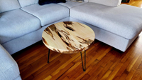 Pieds de table basse en fonte, style antique, rustique, base de table pour la maison