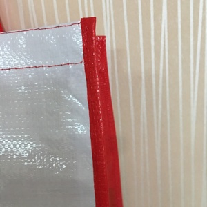 Customize pp Woven Laminated Medium Shopping <b>Tote</b> <b>Bag</b> with <b>Zipper</b> Closure and Shoulder/Hand Length Handles - Product Image 6