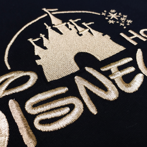 OEM ODM-Camiseta de algodón 100% para hombre y mujer, con bordado personalizado, apliques de PU - Product Image 1