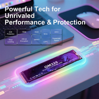 Laptop Desktop Kapasitas Tinggi Berkualitas Tinggi 256GB 1TB SSD Internal Desktop Tahan Lama 3100MB/s Hard Drive Pengawasan Baru