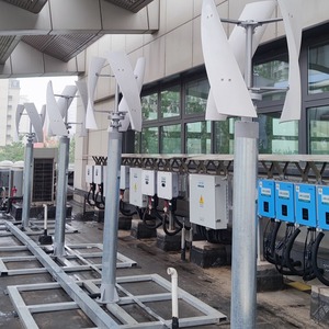 เครื่องกำเนิดไฟฟ้าพลังงานลมแกนตั้ง 300W 400W 12V ความเร็วลมเริ่มต้นต่ำ สำหรับบ้าน เรือ ระบบไฟฟ้ากลางแจ้ง - Product Image 1