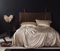 Ensemble de literie de luxe 100% Lyocell, bambou biologique, couleur unie, personnalisé, draps, couette, édredon