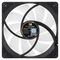 Ventilateur de refroidissement CPU pour PC Thermalright TL-C14CW-S 14cm RGB ARGB 4PIN PWM Blanc Noir Plastique Châssis 12V LED pour boîtier d'ordinateur