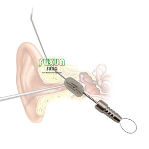 Kulak analizi ve cerrahi için kulak için manuel ENT Otology işletim otoskopi aletleri çelik emme tüpü - Product Image 1
