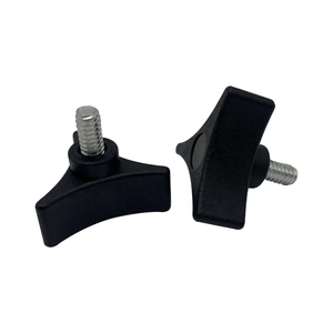 Pabrik tempat panas hitam baja nirkarat PP segitiga gagang mebel fitting perangkat keras - Product Image 3