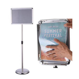 Nhà sản xuất giá tầng thường vụ <span class=keywords><strong>Poster</strong></span> menu đứng <span class=keywords><strong>A3</strong></span> A4 đơn chủ với Snapper khung sảnh đứng - Product Image 2