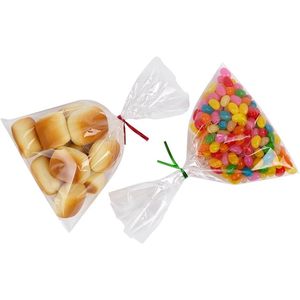 200 Bolsas para Golosinas de 4'' x 6'' (10.2 x 15.3cm) con Cierres de Alambre, 6 Colores Surtidos - Bolsas de Plástico OPP Extra Gruesas de 1.4 Mil para Galletas y Dulces - Product Image 4