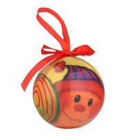 Boules en mousse de 75 cm avec autocollants peints, décorations pour arbre de Noël, modèle 75 273