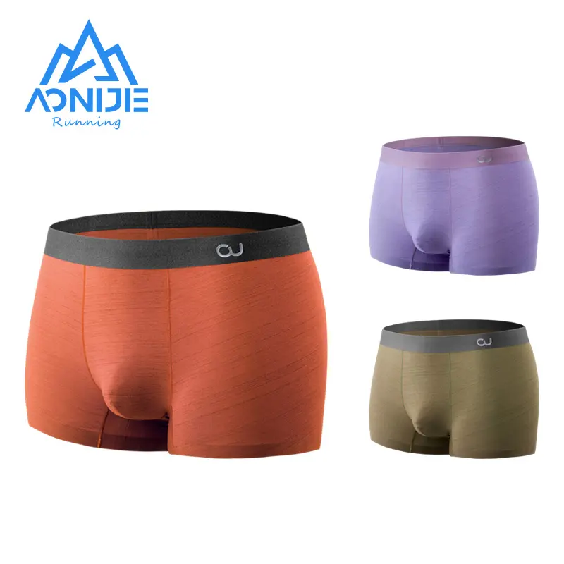 Wholesale AONIJIE 3PCS E7007 Men Male Perspiring Sports Underwear Quick Drying Boxer Shorts Mix Color Underpants Briefs