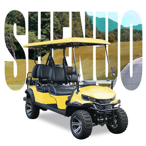 48 Volt AWD Aluminium rahmen Elektrischer Golf wagen Grüner SUV Car Style Allradantrieb 4x4 Road Ready with Batteries - Product Image 1