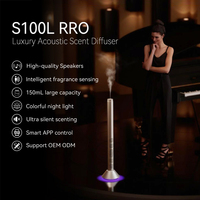 Diffuseur de Parfum Tour Acoustique de Luxe Intelligent Professionnel pour Huile Aromatique sans Eau, Machine à Parfum pour Hôtel