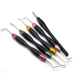 Kit d'outils d'extraction dentaire manuels en argent BK Industries, certifié CE Classe II, avec 12 positions de mâchoires - Product Image 1