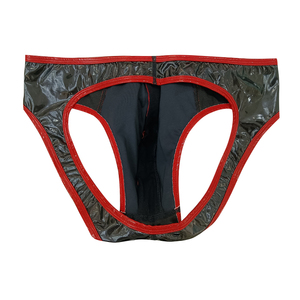 Customized Solid <strong>Men</strong> Underwear PU Leather Boxer Brief Sexy Gay Zipped Underwear <strong>Men</strong> Boxer <strong>Fetish</strong> <strong>Wear</strong> - Product Image 3