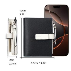 <span class=keywords><strong>Portafoglio</strong></span> Compatto da Donna Baellerry N7101 con <span class=keywords><strong>Chiusura</strong></span> <span class=keywords><strong>a</strong></span> <span class=keywords><strong>Scatto</strong></span>, Scomparti Multipli per Carte e Tasca Portamonete con Cerniera - Product Image 2