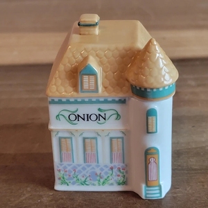 Đáng yêu Cottage Nhà Gia vị Jar gốm gia vị nhà lọ tay sơn nhà bếp gia vị container trong một bộ sưu tập - Product Image 3