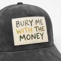 Casquette de camionneur unisexe personnalisée 5 panneaux en daim style Y2K, avec logo brodé ou patch tissé, maille respirante et fermeture snapback, haute qualité