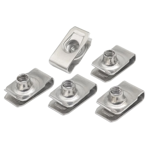 U hình thép không gỉ mùa xuân Nut SUS thẻ khóa kẹp Nut cho xe ô tô và xe máy - Product Image 2