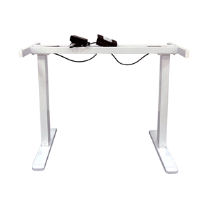 Cadre de bureau ergonomique réglable en métal pour le bureau et le gaming, support à double moteur, installation facile, réglage électrique de la hauteur, pieds de table PC - Product Image 1