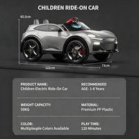 Mobil SUV Listrik Anak-anak dengan Remote Control 2.4G, Lampu LED Isi Ulang, Musik, dan Waktu Bermain Lama untuk Anak Laki-laki & Perempuan Usia 1-6 Tahun
